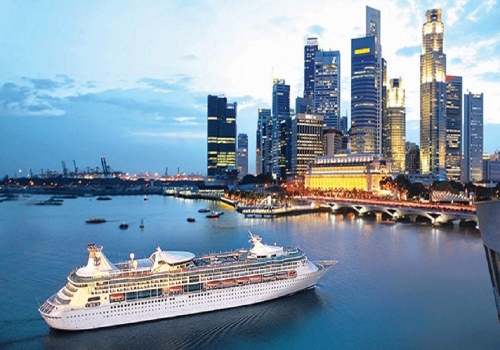 Singapore city after cruise